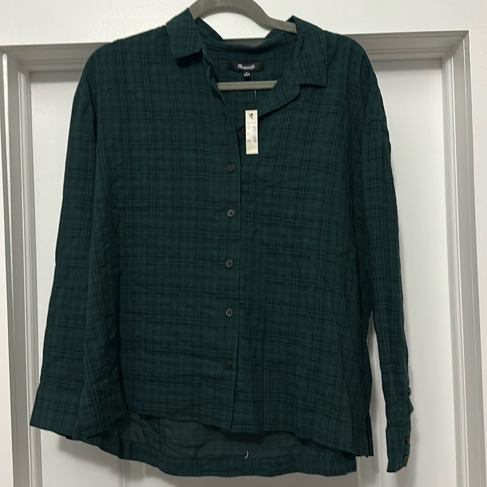 NWT women’s Madewell button up